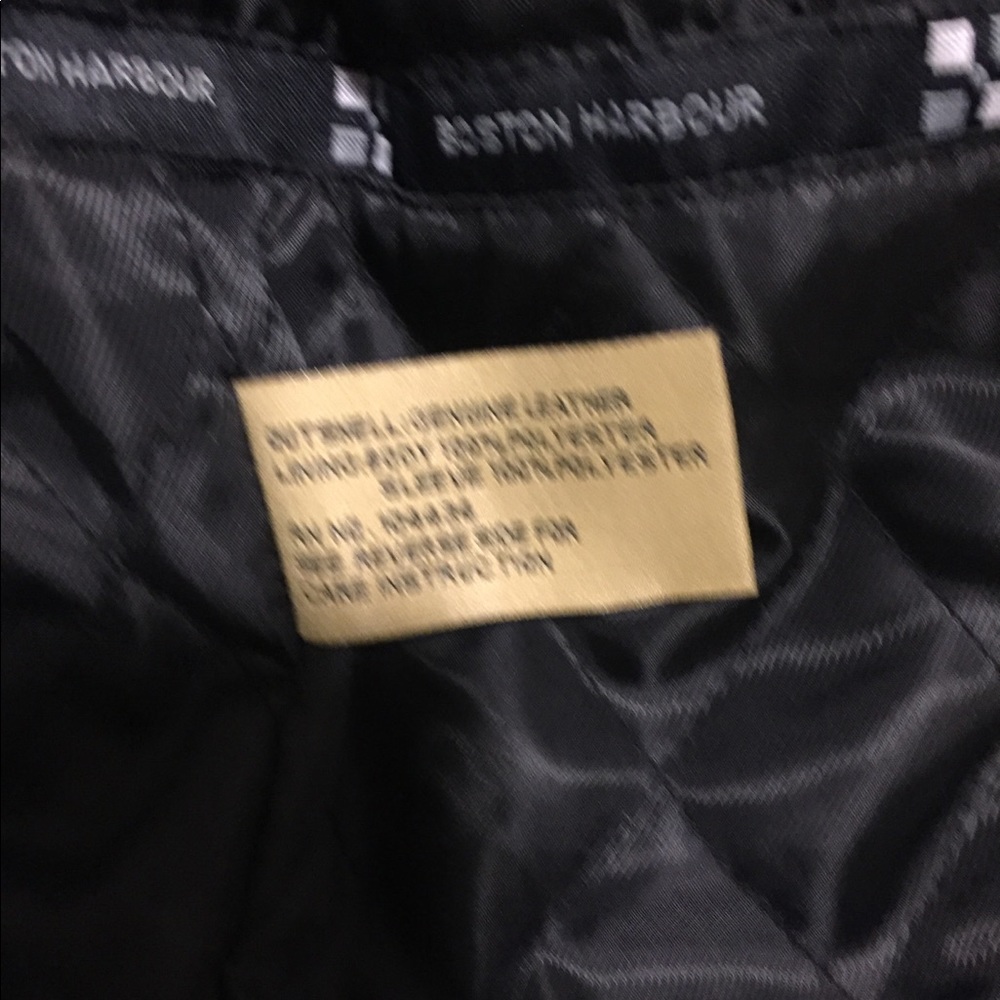 Boston Harbor leather jacket - Picture 3 of 4